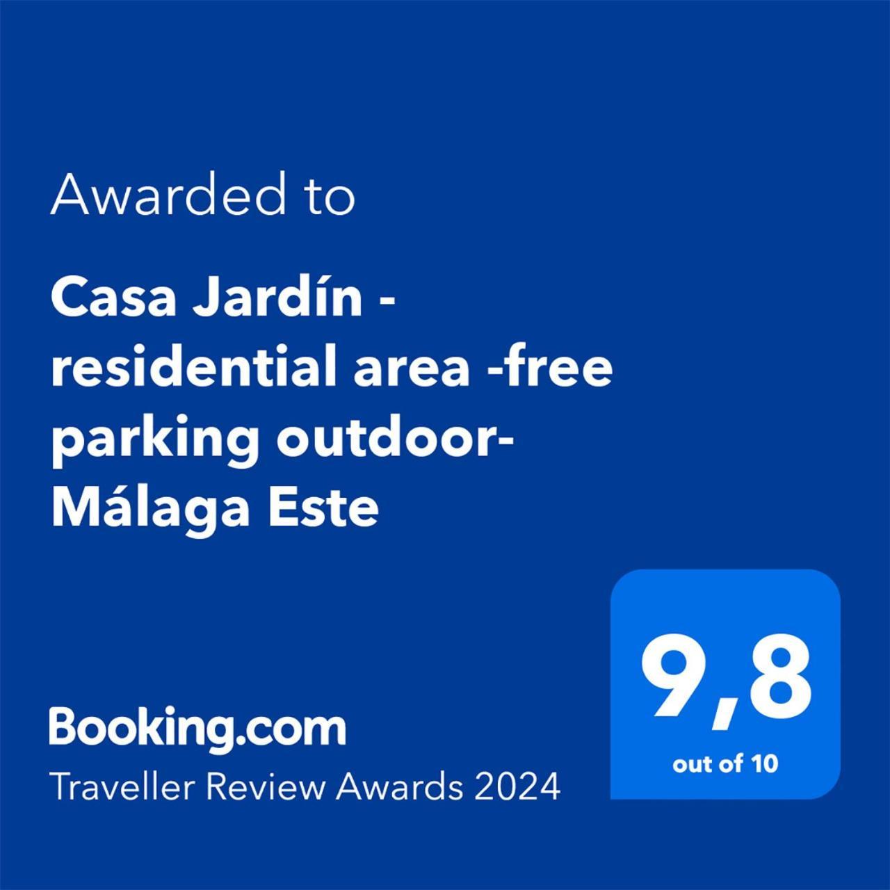 Casa Jardin - Residential Area -Free Parking Outdoor- Malaga Este Exterior foto